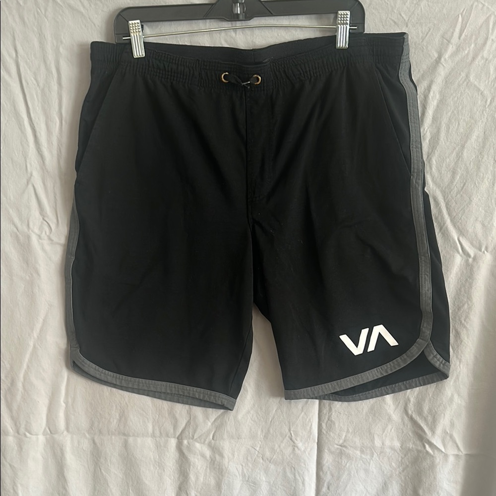RVCA Black Athletic Shorts